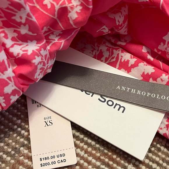 Peter Som for Anthropologie Floral Mini Dress Size XS - Picture 5 of 6